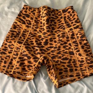 TYC XS leopard print shorts